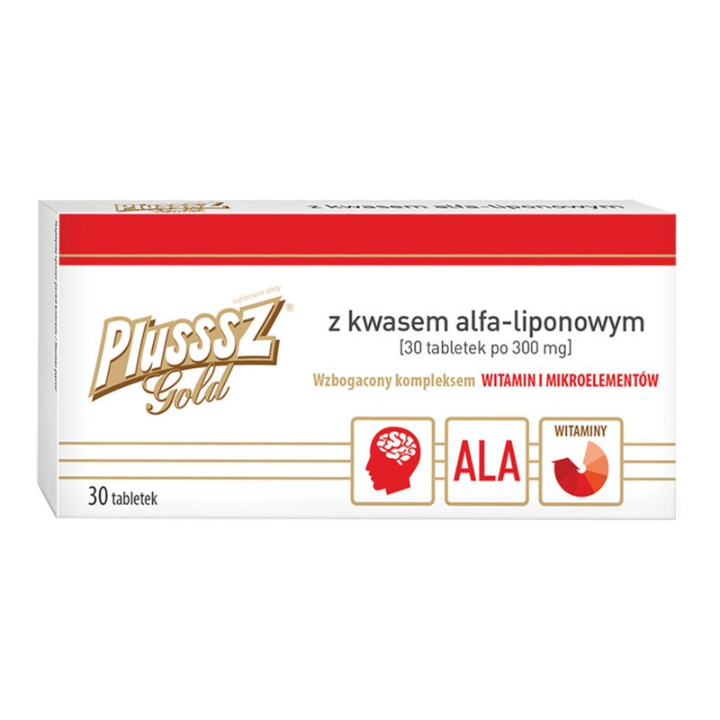 Plusssz Gold Z Kwasem Alfa Liponowym Tabletki Szt