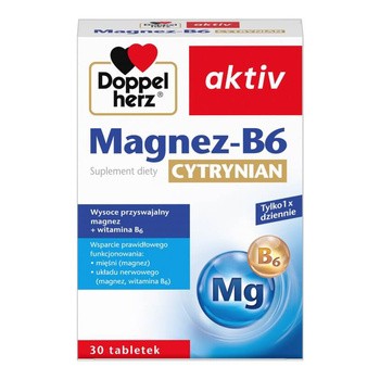 Doppelherz Aktiv Magnez B Cytrynian Tabletki Szt