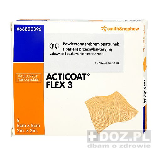 Acticoat Flex Opatrunek Cm X Cm Szt Portal Doz Pl