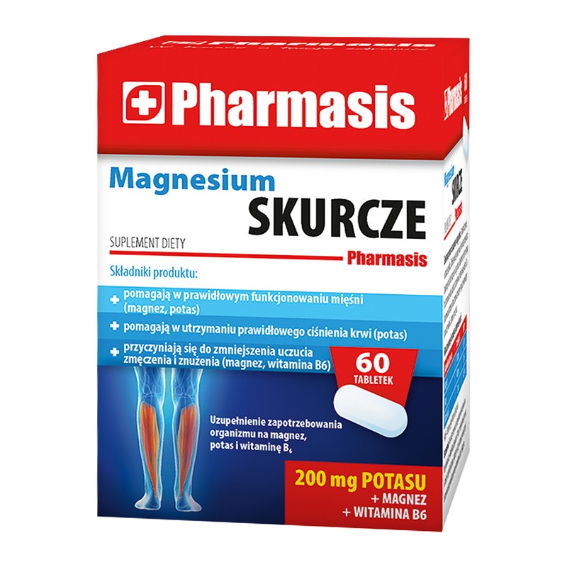 Magnesium Skurcze Pharmasis Tabletki 60 Szt