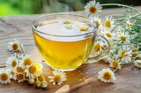 zioła na wrzody, rumianke na wrzody, napar z rumianku