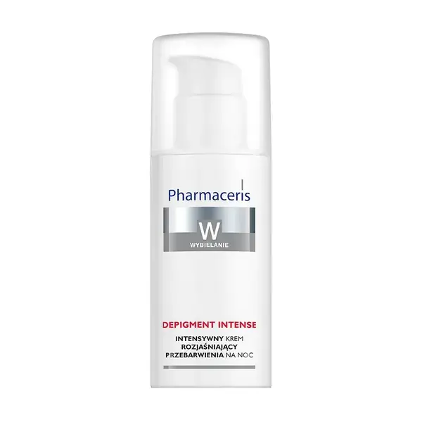 krem na przebarwienia, Pharmaceris W Depigment Intense, krem rozjaśniający przebarwienia na noc, 50 ml, ranking kremów na przebarwienia