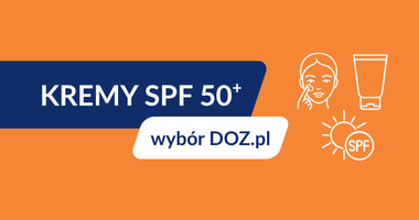 kremy spf 50 plus, zestawienie dozpl