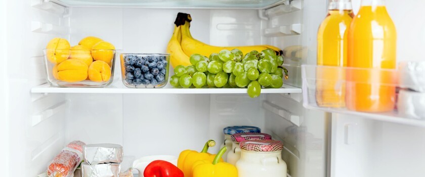 sycące pokarmy, indeks sytości, pokarmy o wysokim indeksie sytości, produkty w lodówce