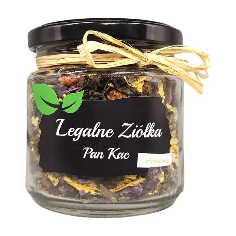 preparat na kaca Legalne Ziółka, mieszanka ziół Pan Kac, słoik, 50 g, ranking preparatów na kaca