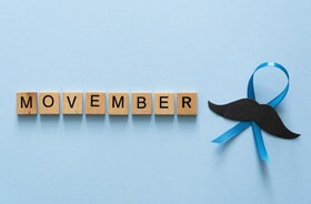 Logotyp akcji "Movember"
