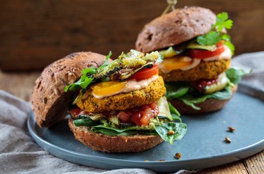 Wegetariańskie hamburgery