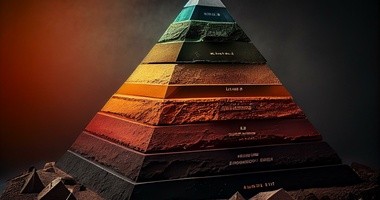 Wizualizacja piramidy Maslowa