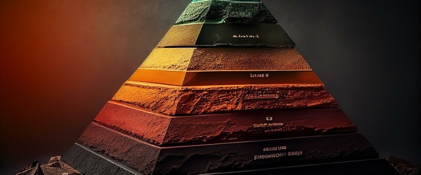 Wizualizacja piramidy Maslowa