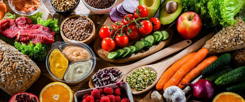 dieta niskosodowa, warzywa i owoce