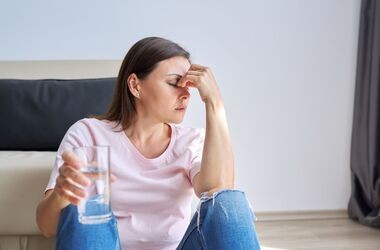 Zdenerwowana kobieta, nerwica, jak objawia się nerwica