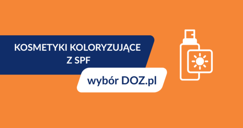 Zestawienie kosmetyki koloryzujące z SPF DOZ.pl