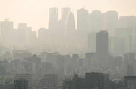 pył i zanieczyszczenia powietrza w mieście
