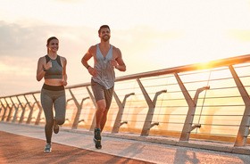 jogging, sport, para, bieganie
