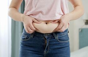 otyłość brzuszna, brzuch tarczycowy, otyłość na brzuchu