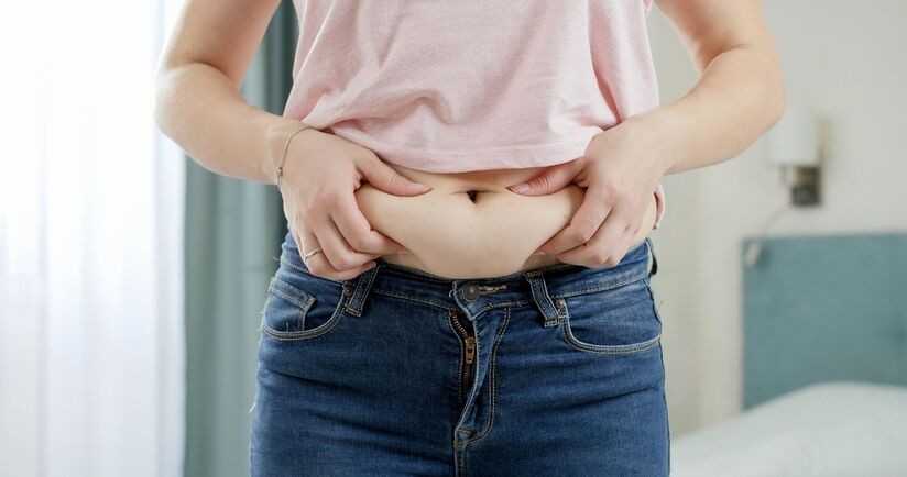 otyłość brzuszna, brzuch tarczycowy, otyłość na brzuchu