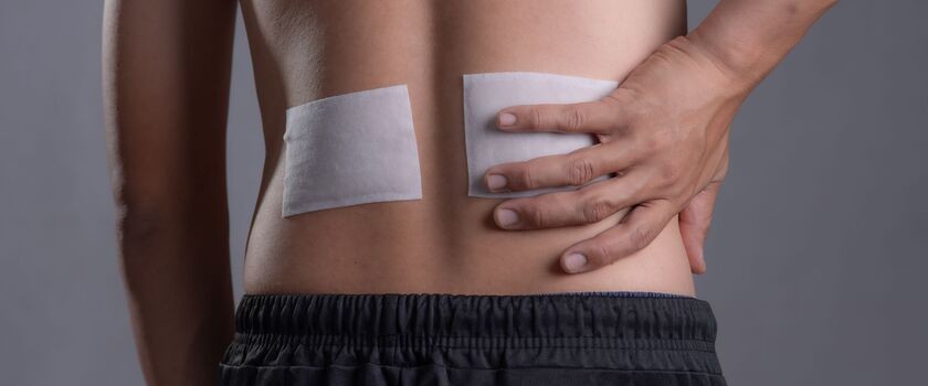 plastry przeciwbólowe, plastry rozgrzewające, plastry na ból, mężczyzn