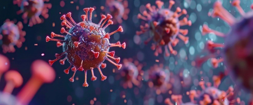 cząsteczka wirusa grypy i RSV