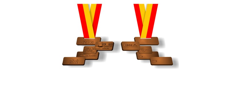 Oryginalny medal dla maratończyków