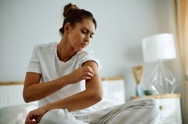 pokrzywka cholinergiczna, alergia na pot