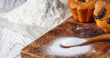 muffinki upieczone z użyciem węglanu amonu