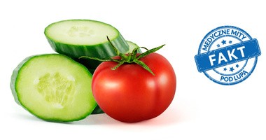 Nie wolno łączyć pomidora z ogórkiem
