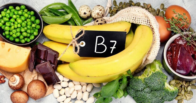 żywność bogata w biotynę, źródła witaminy B7