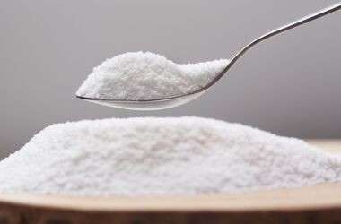 Łyżeczka słodziku. Sukraloza, E955. 