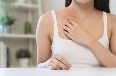 alergia skórna, alergie skórne, wysypka na skórze, uczulenie, wysypka na rękach