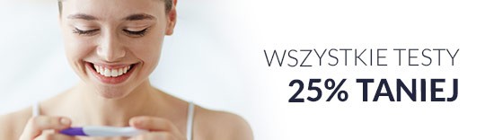 Zbadaj się! Wszystkie testy 25% taniej.