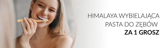 Himalaya wybielająca pasta do zębów za 1 grosz