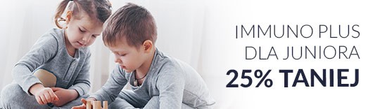 Immuno PLUS dla Juniora 25% taniej