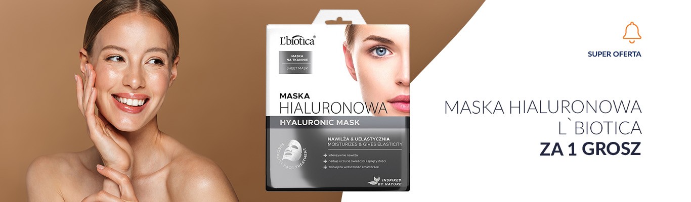 Maska Hialuronowa L`Biotica za 1 grosz