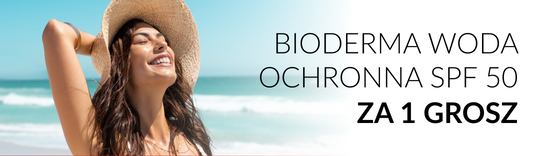 Bioderma woda ochronna SPF 50 za 1 grosz
