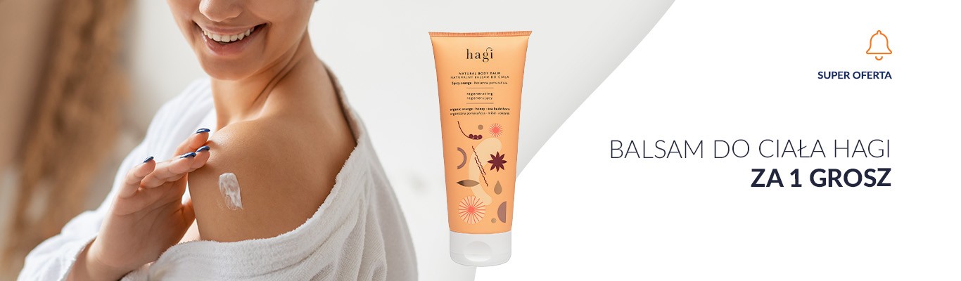 Balsam do ciała Hagi za 1 grosz