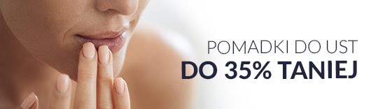 Pomadki do ust do 35% taniej.