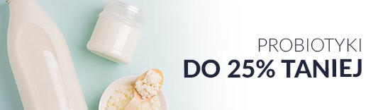 Probiotyki do 25% taniej