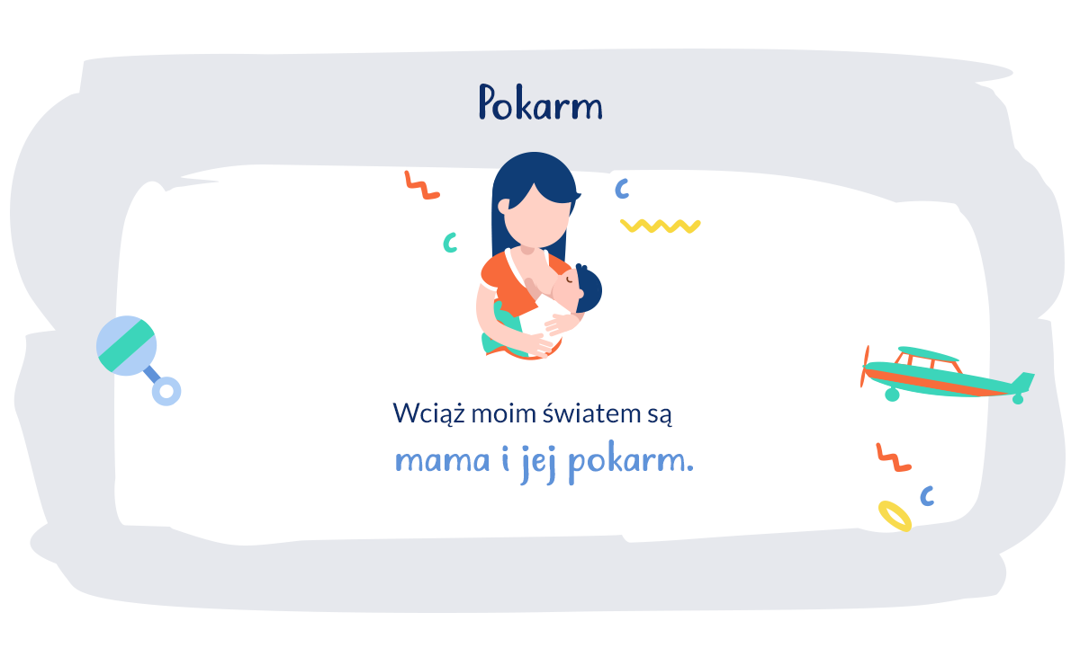 infografika pokarm 5 miesięcznego dziecka