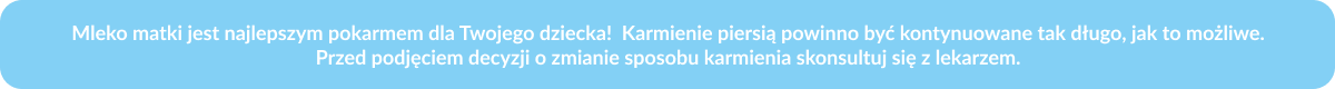 Mleko matki ostrzeżenie
