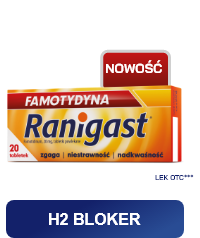 Ranigast Famotydyna h2 bloker