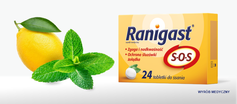 Ranigast smak cytrynowo - miętowy