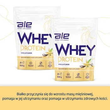 Zestaw 3x ALE Whey Protein Vanilla Flavor