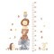 Sipo, Naklejki na ścianę dla dzieci, Piramida Zwierzątka, 1 szt.