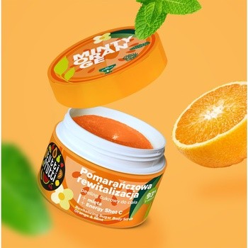 Farmona Tutti Frutti, Rewitalizujący peeling cukrowy, Pomarańcza i Mięta, 300 g