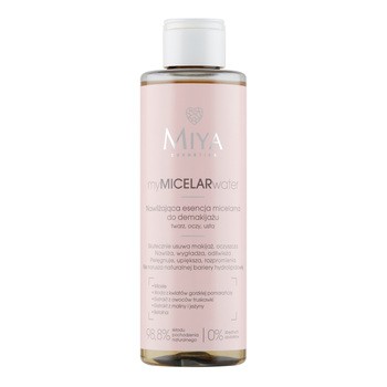 Miya Cosmetics myMICELARwater, nawilżająca esencja micelarna do demakijażu, 200 ml
