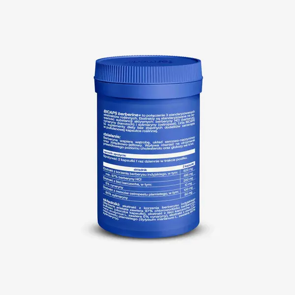Берберин ForMeds Bicaps Berberine+ с артишоком и расторопшей, метаболизм глюкозы, 60 капсул — фото 2