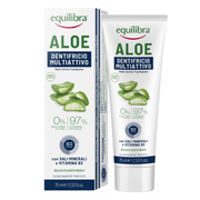 Equilibra, aloesowa pasta do zębów multi-aktywna bez fluoru, 75 ml