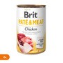 Zestaw 6 x Brit Paté & Meat Chicken, karma mokra dla psa, kurczak, 400 g