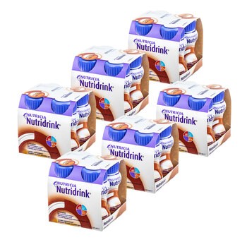 Zestaw 6x Nutridrink, smak czekoladowy, płyn, 4 x 125 ml