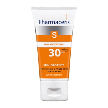 Pharmaceris S, nawilżający krem ochronny do twarzy, SPF 30, 50 ml